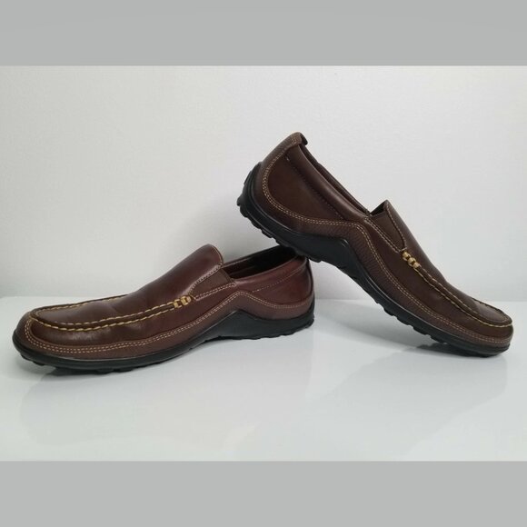 Cole Haan Mens Shoes Loafer 8 M Tucker Venetian Slip on Brown Leather C04059 main image 4